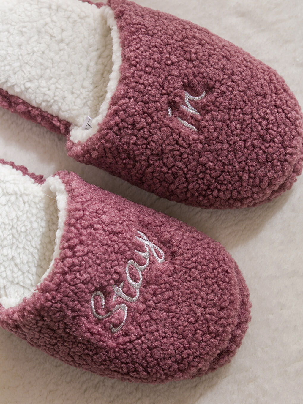 أحذية شبشب وردي امرأة-2