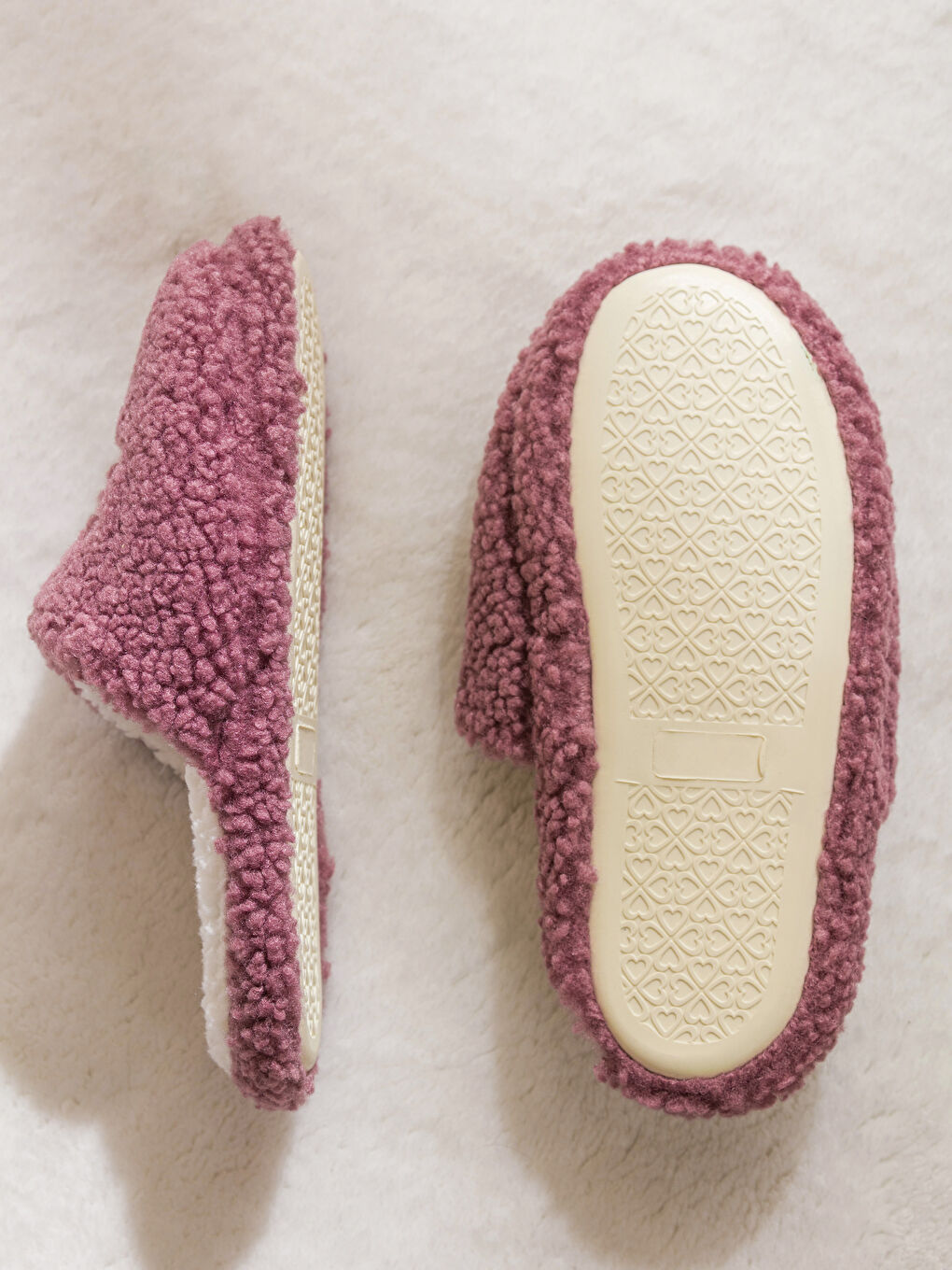 أحذية شبشب وردي امرأة-3