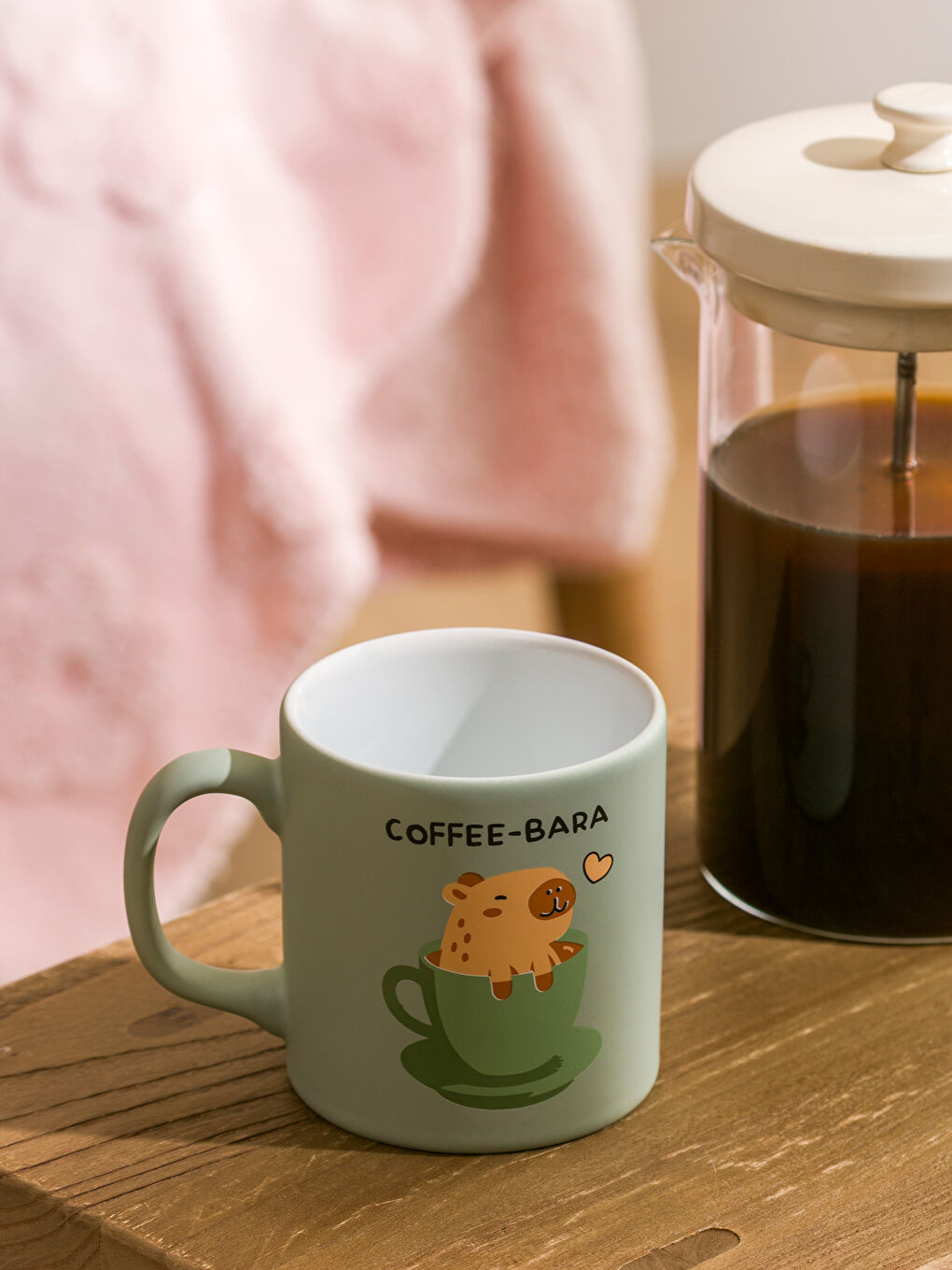 Karışık Hayvan Figürlü Seramik Kupa 320 ml-1