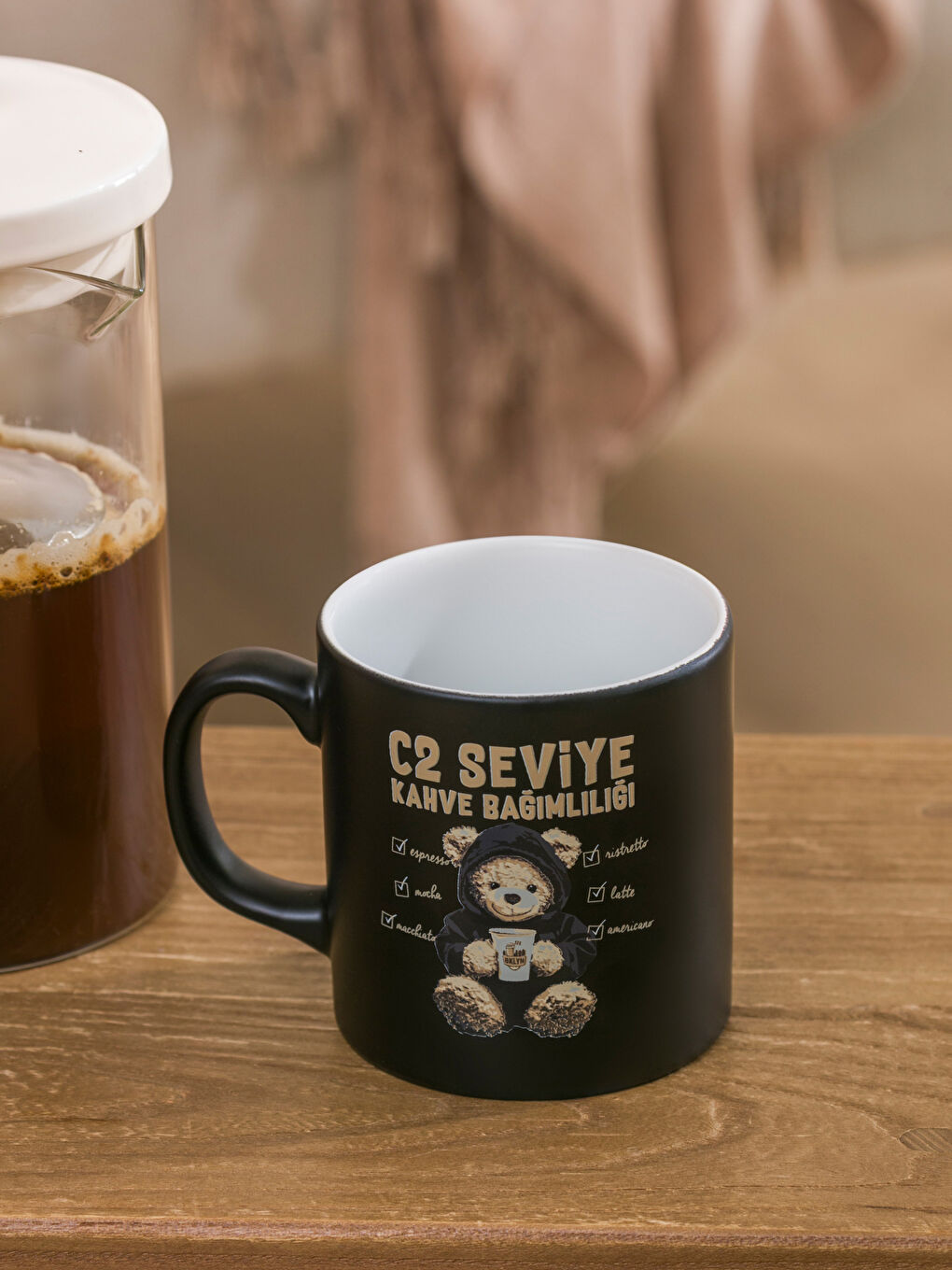 Karışık Baskılı Seramik Kupa 320 ml-1