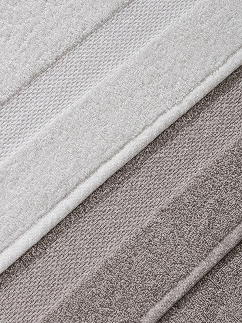 Karışık Pamuklu Nakışlı Yüz Havlusu 2'li 50x80 cm-2