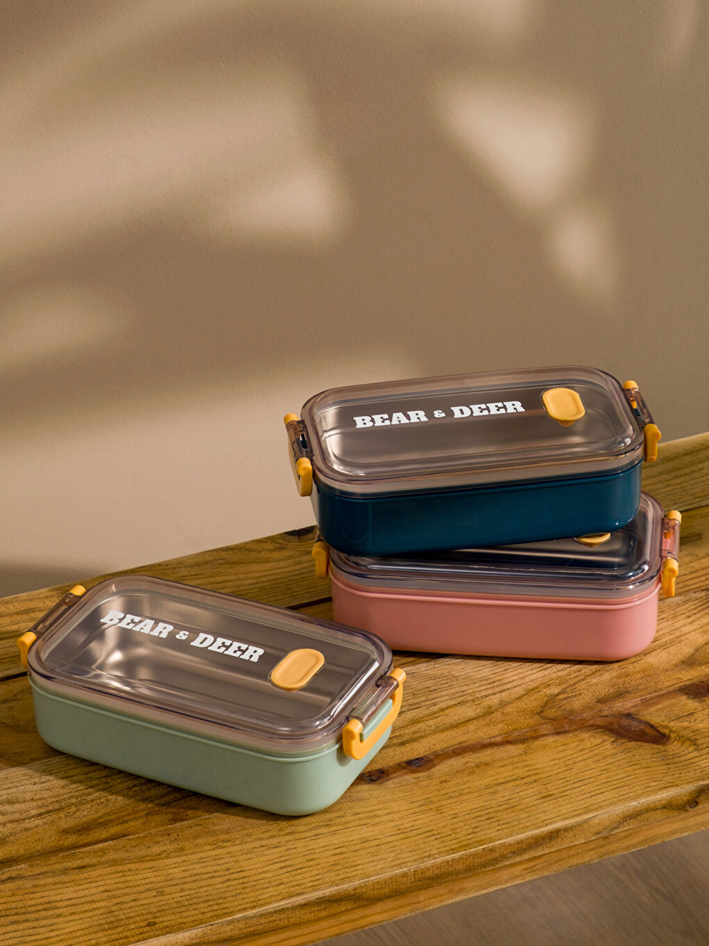 Karışık Metal Yemek Saklama Kabı