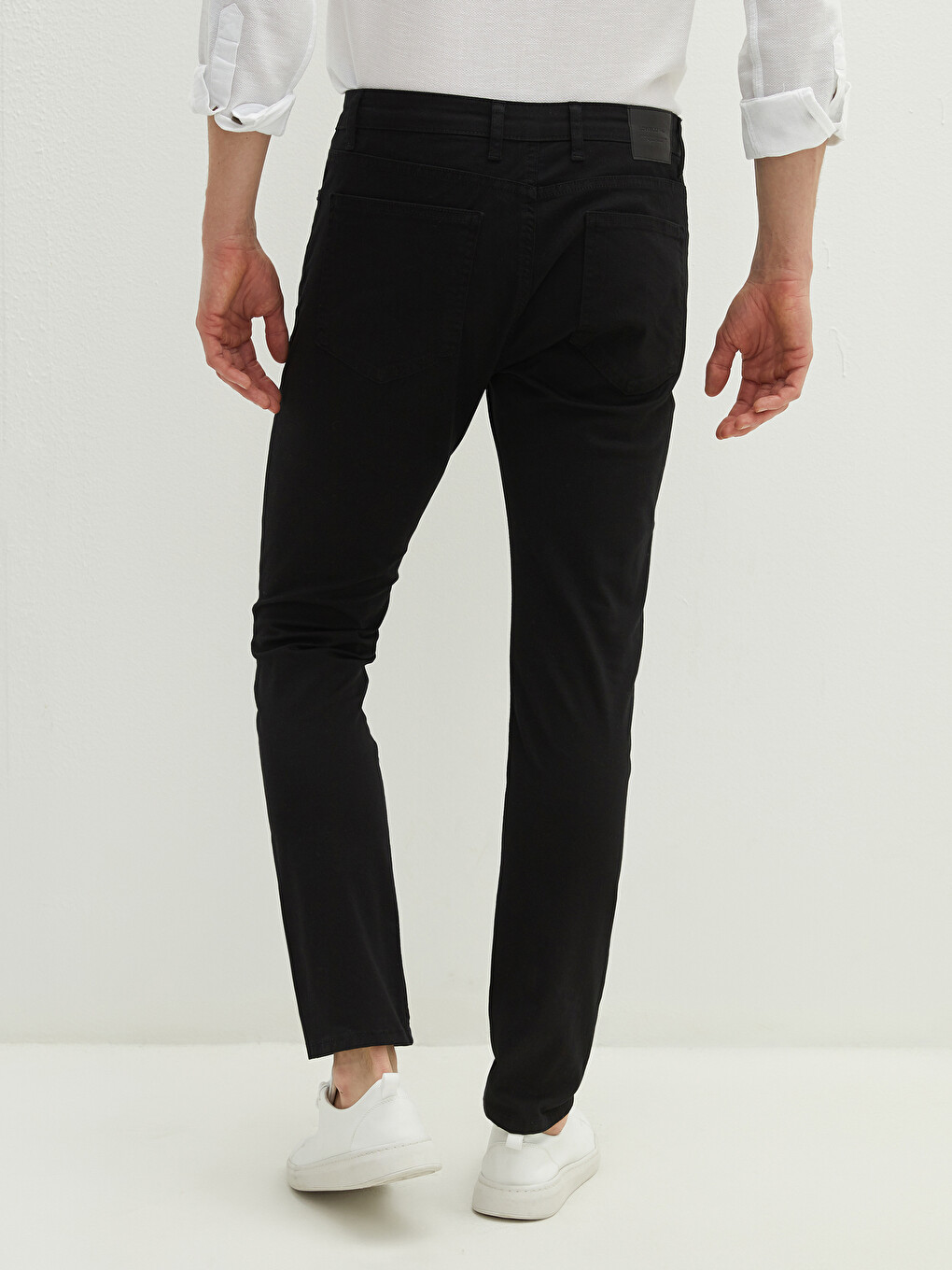 Man Black Chino Trousers-5
