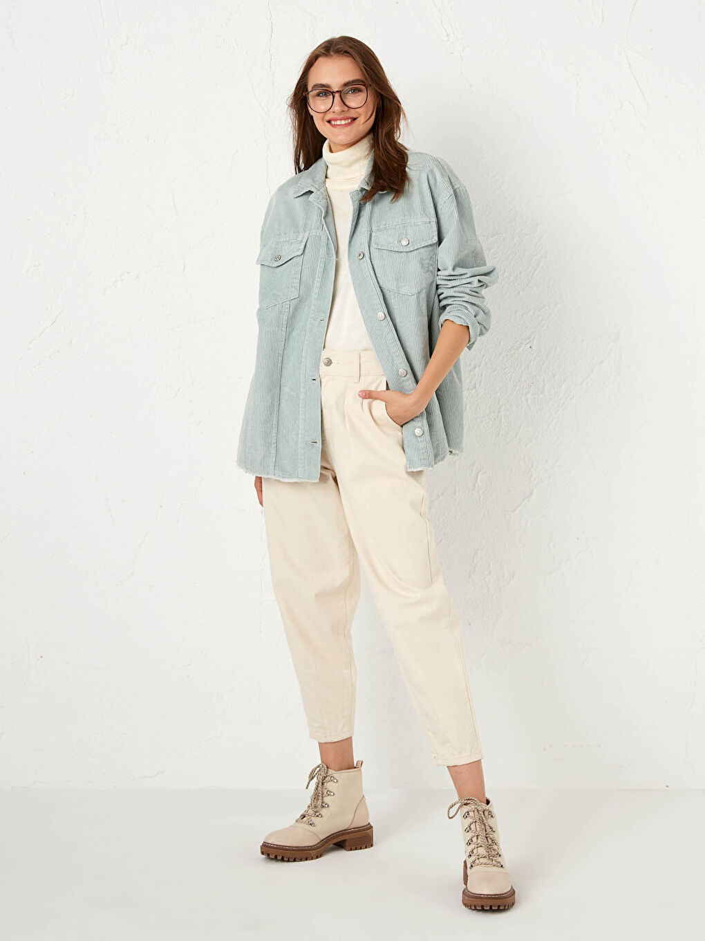 Corduroy Jacket with Pocket-1