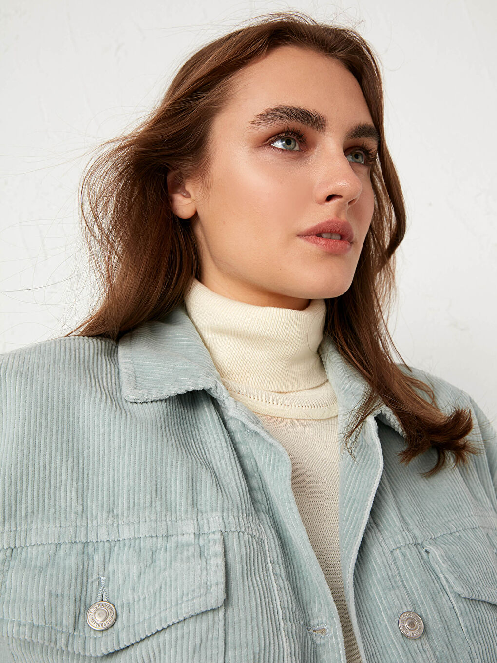 Corduroy Jacket with Pocket-4