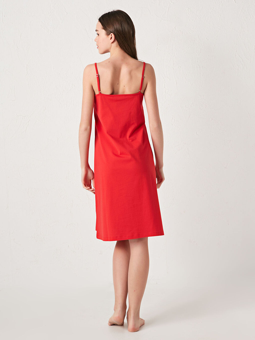 Rope Strap Printed Cotton Nightgown-4