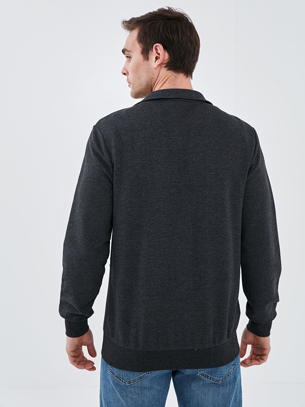 LC Waikiki Turtle Neck Long Sleeve Pike Men's Sweatshirt -S10174Z8-D5D
