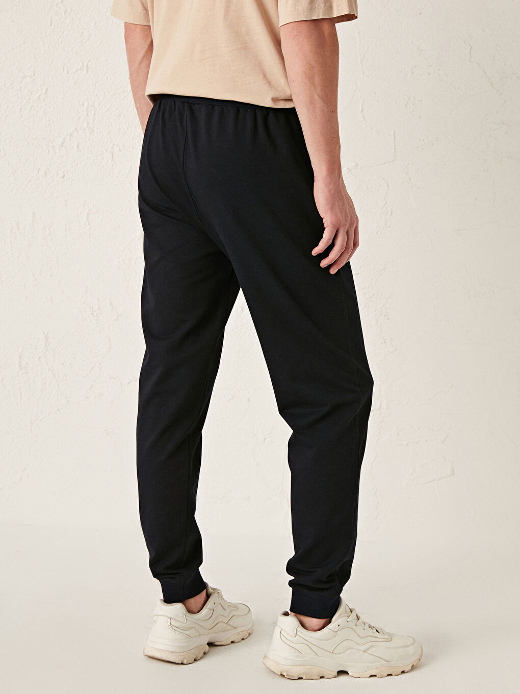 Lacivert Standart Kalıp Jogger Erkek Eşofman Altı-3