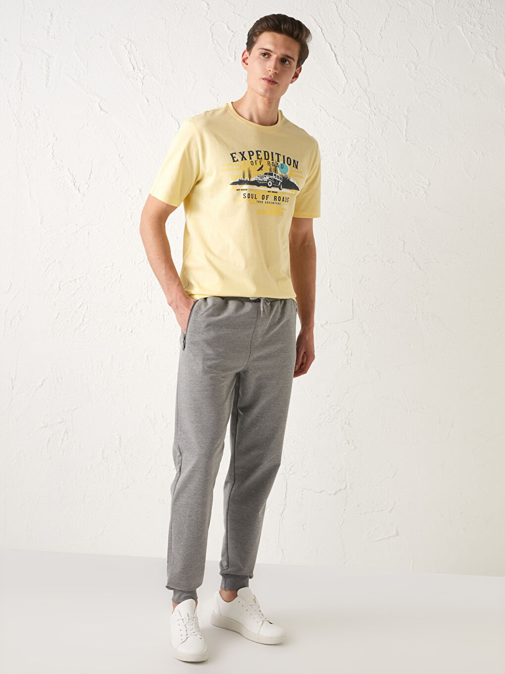 Standard Fit Men's Jogger Trousers-1