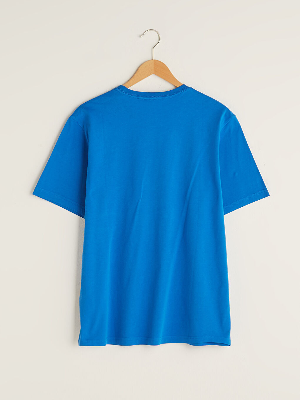 Mavi Bisiklet Yaka Basic Kısa Kollu Pamuklu Erkek Tişört-6