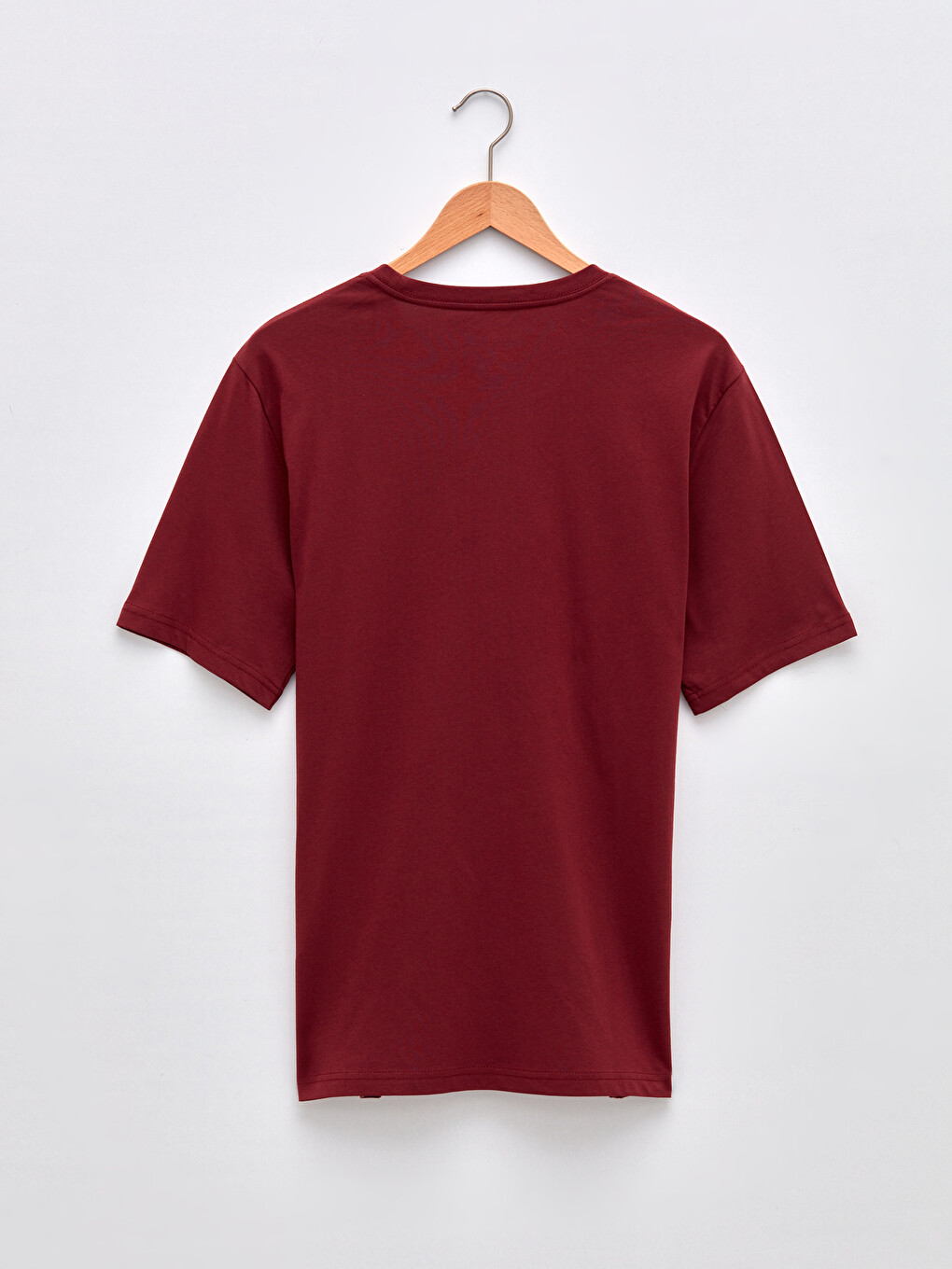 Crew Neck Basic Short Sleeve Cotton Men's T-shirt-6