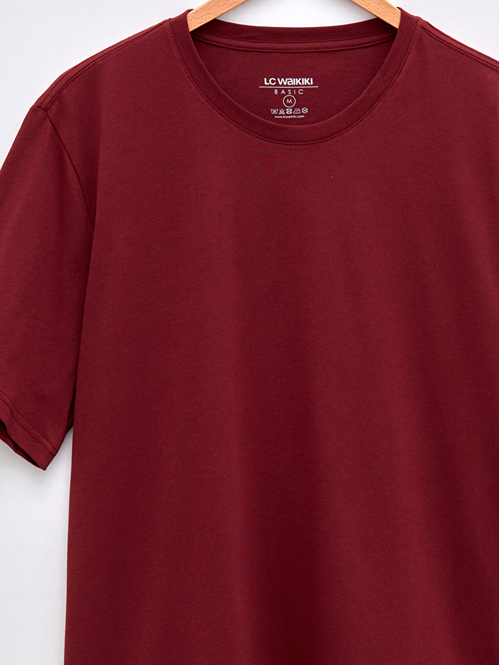 Crew Neck Basic Short Sleeve Cotton Men's T-shirt-7