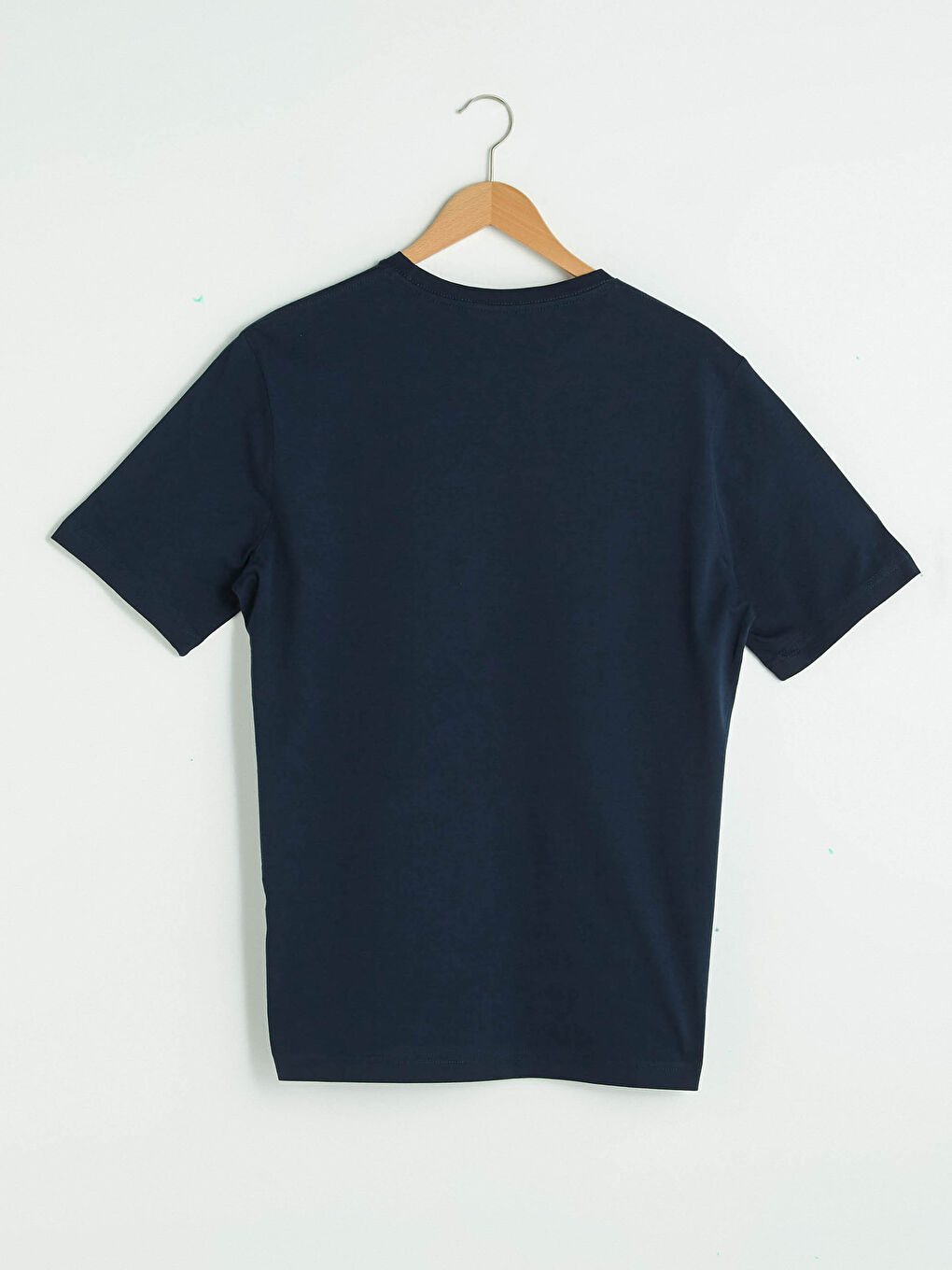 T-shirt Basique à Manches Courtes en Coton pour Hommes Col Rond-6