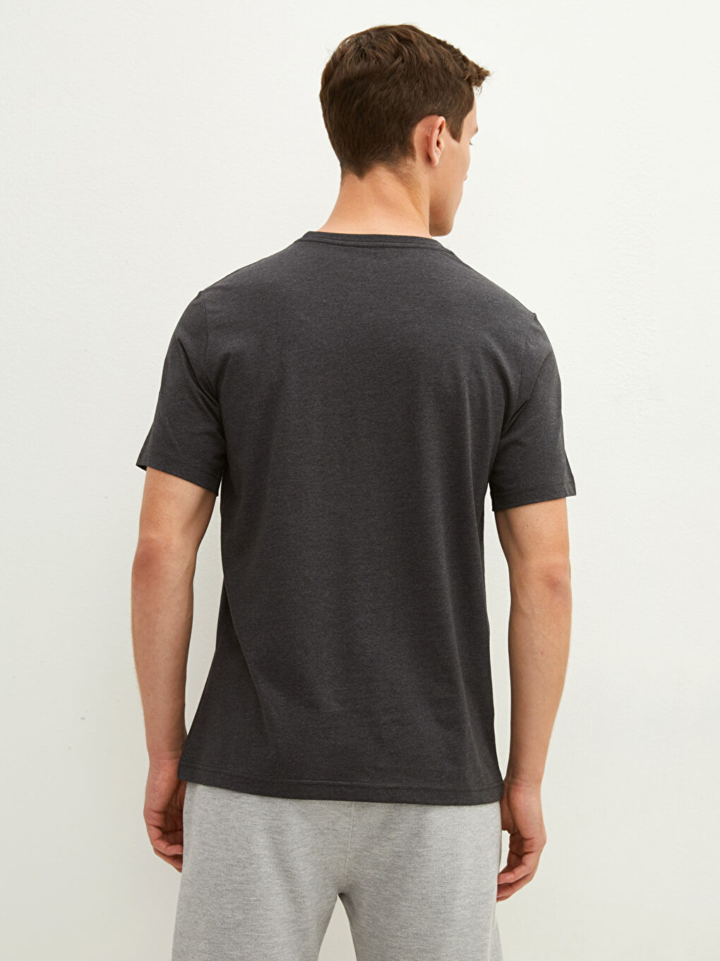 LCW Muška pamučna basic majica -S10201Z8-L8N