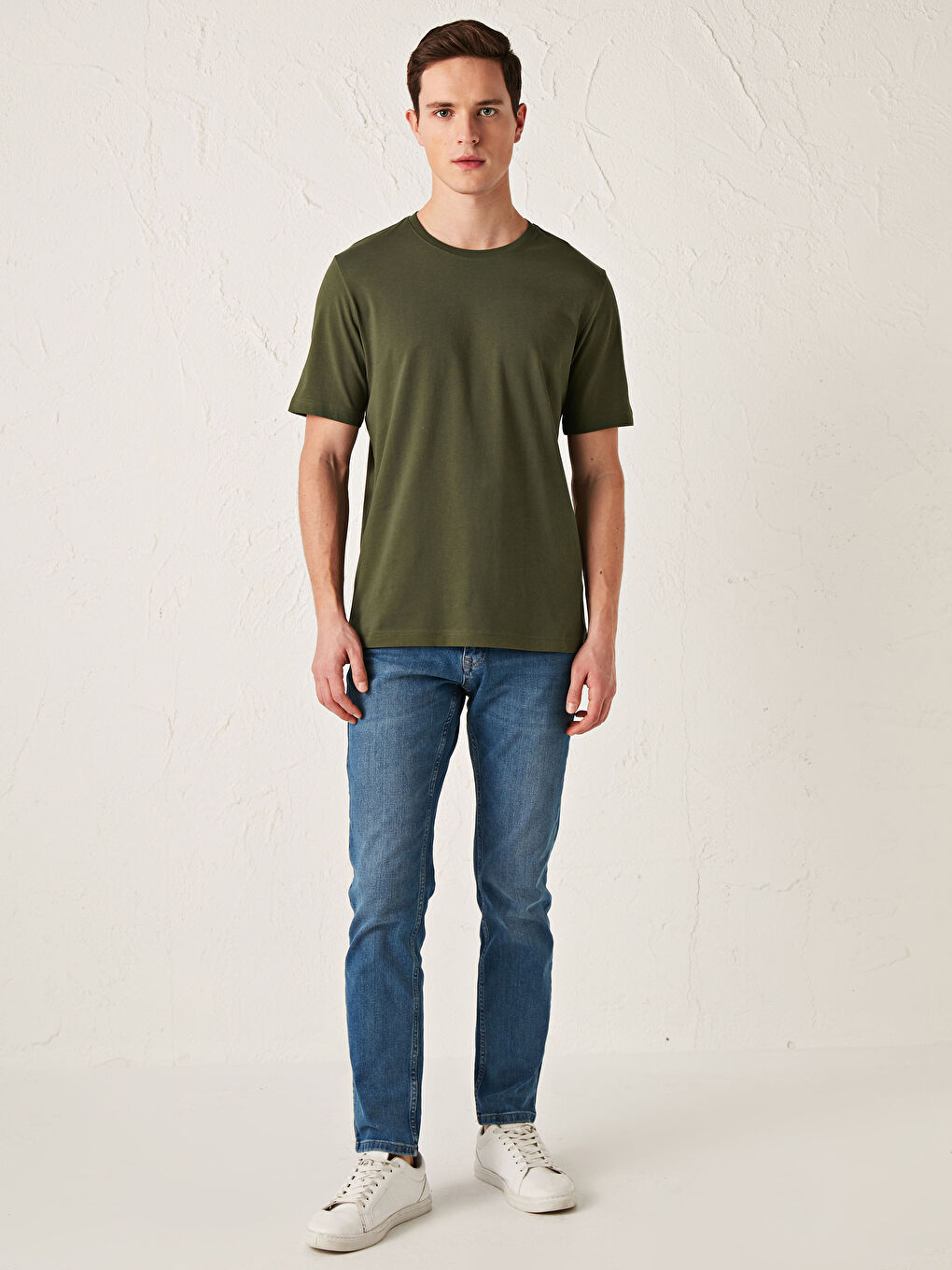 LCW Muška pamučna basic majica -S10201Z8-LW2
