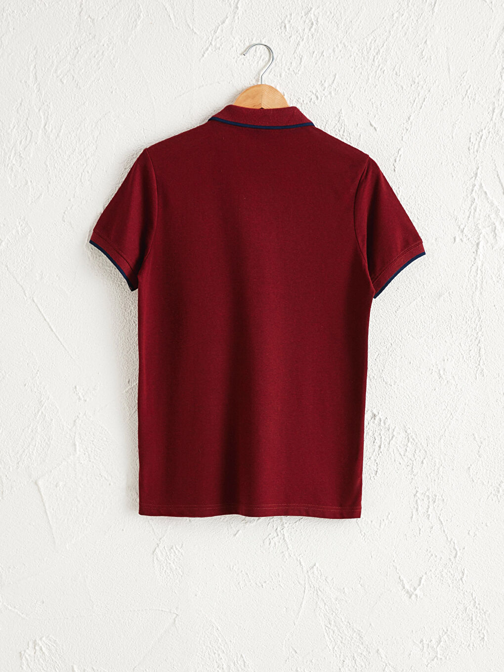 Футболка с воротником поло и коротким рукавом из ткани пике-1