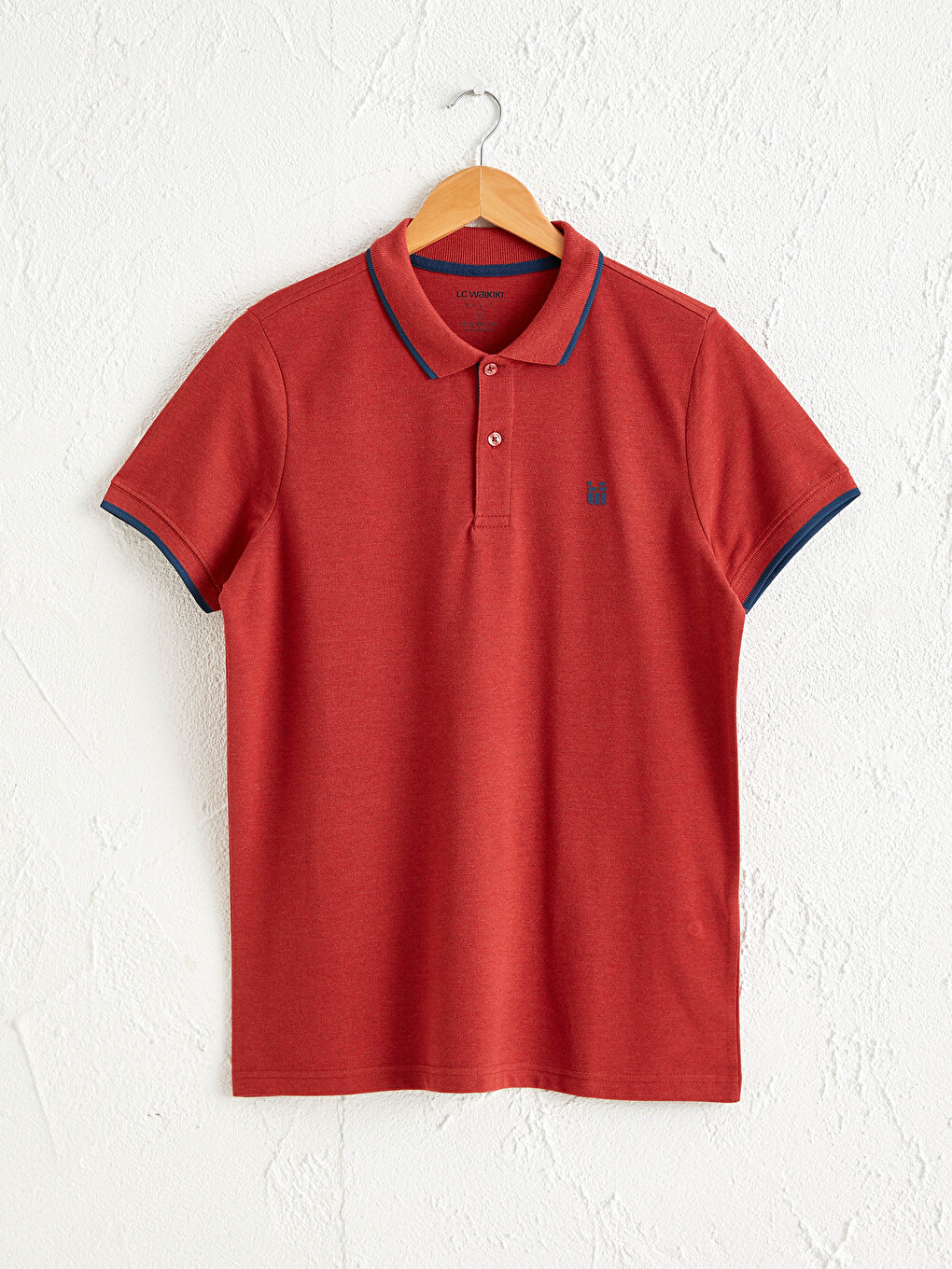Polo Neck Short Sleeve Pique T-Shirt