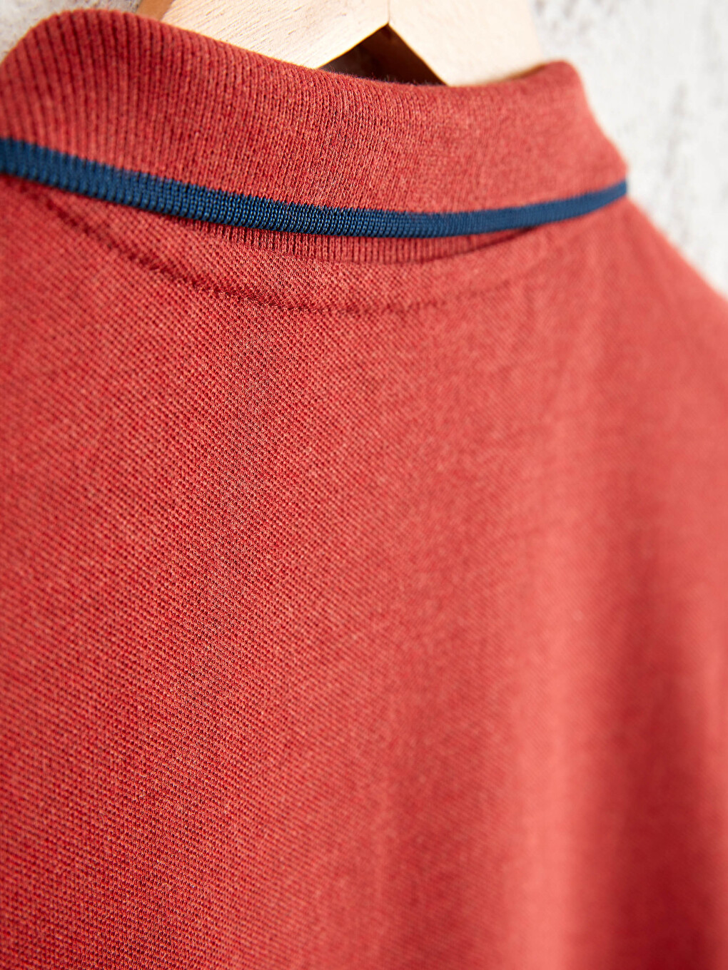 Polo Neck Short Sleeve Pique T-Shirt-3