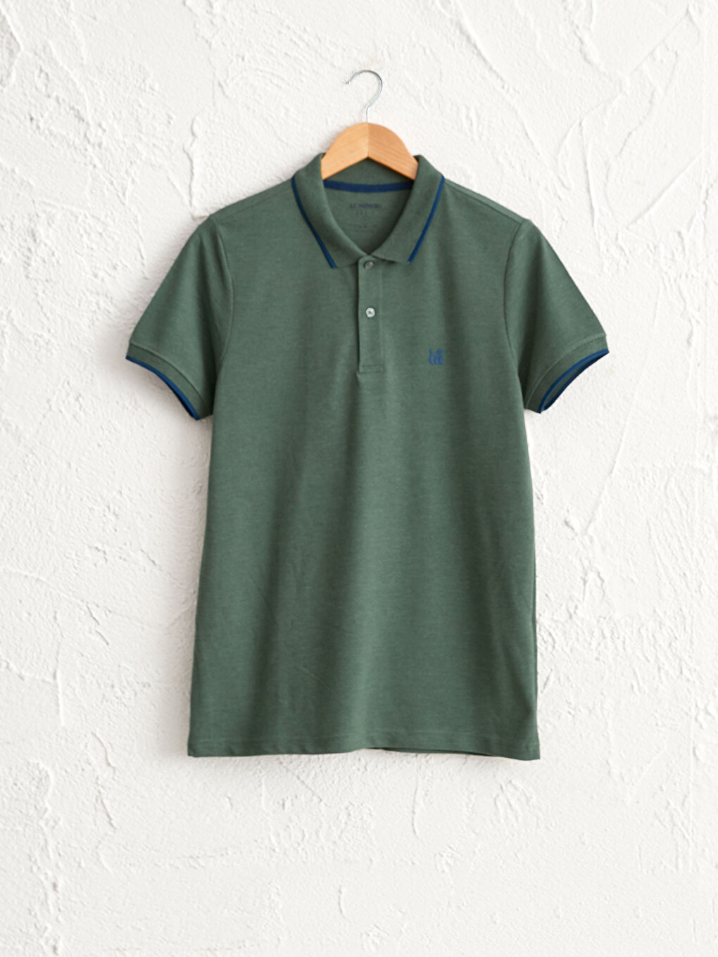 Polo Neck Short Sleeve Pique T-shirt