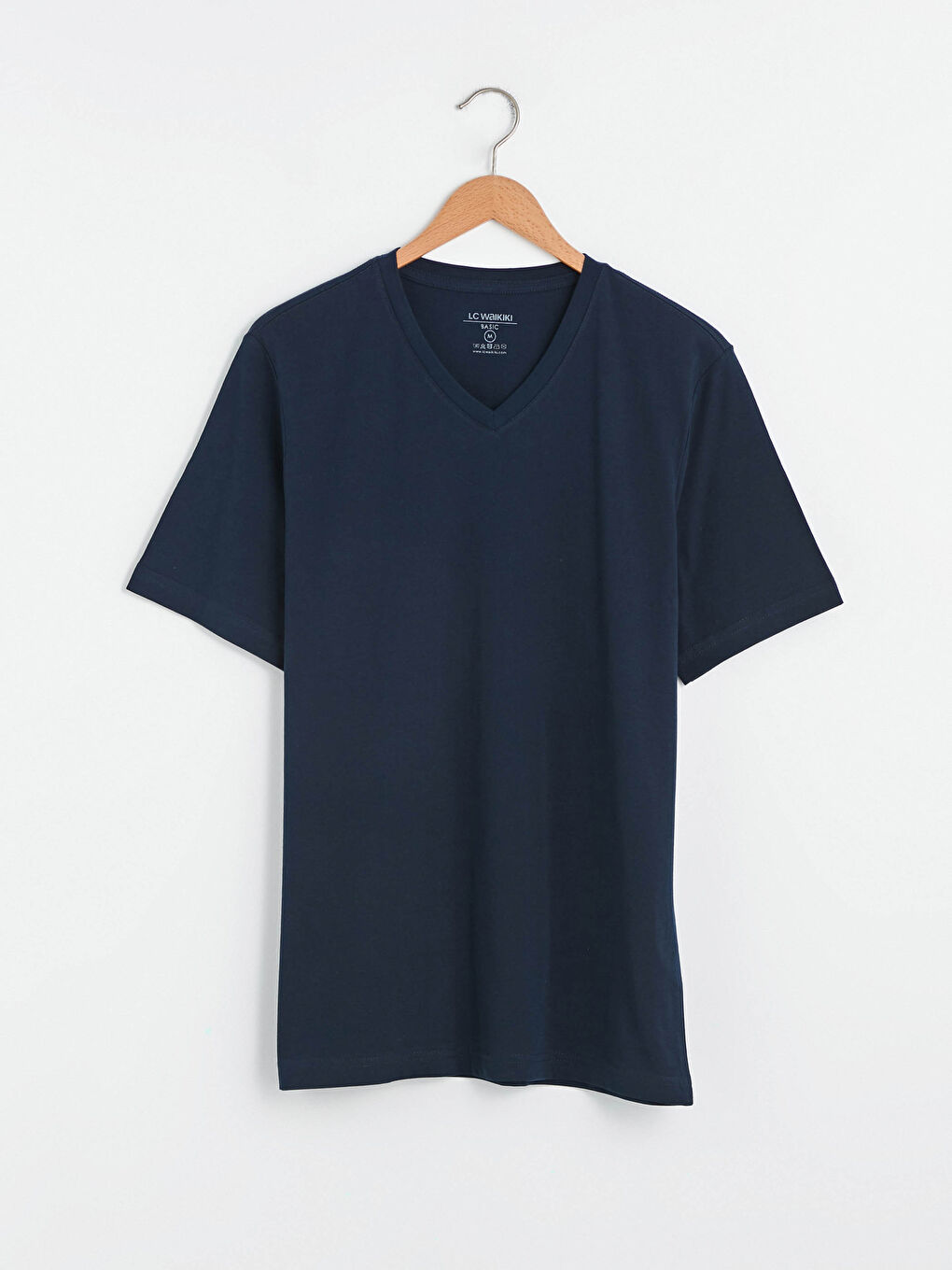LC Waikiki V Neck Short Sleeve Basic Men's T-Shirt -S10203Z8-DWP