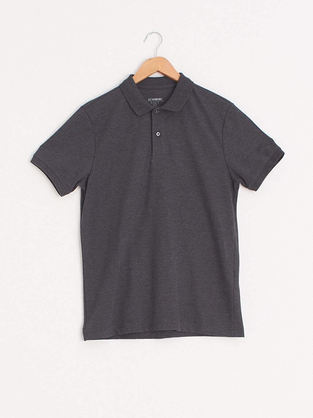 LCWAIKIKI Basic Polo Neck Cotton T-Shirt -S10204Z8-DF9