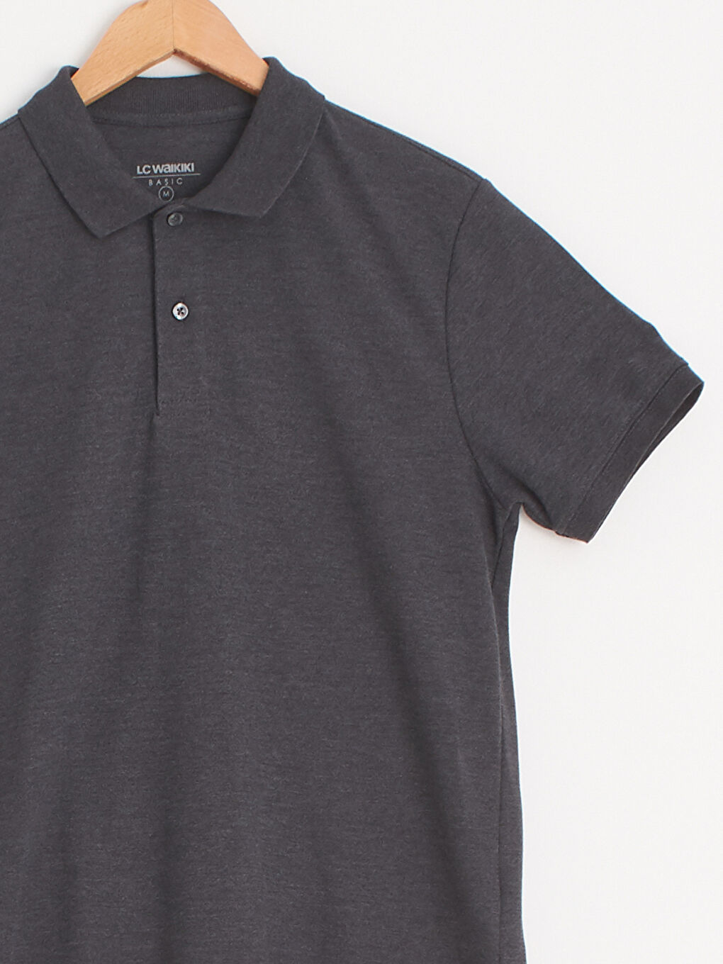 LCWAIKIKI Basic Polo Neck Cotton T-Shirt -S10204Z8-DF9