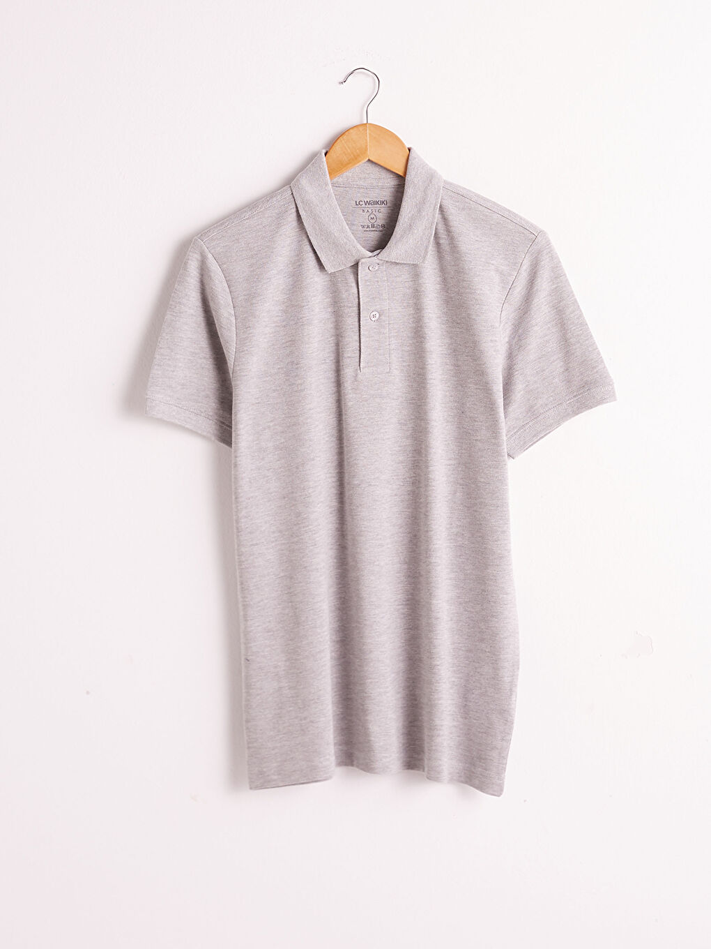 Tricou din Bumbac cu Guler Polo-3