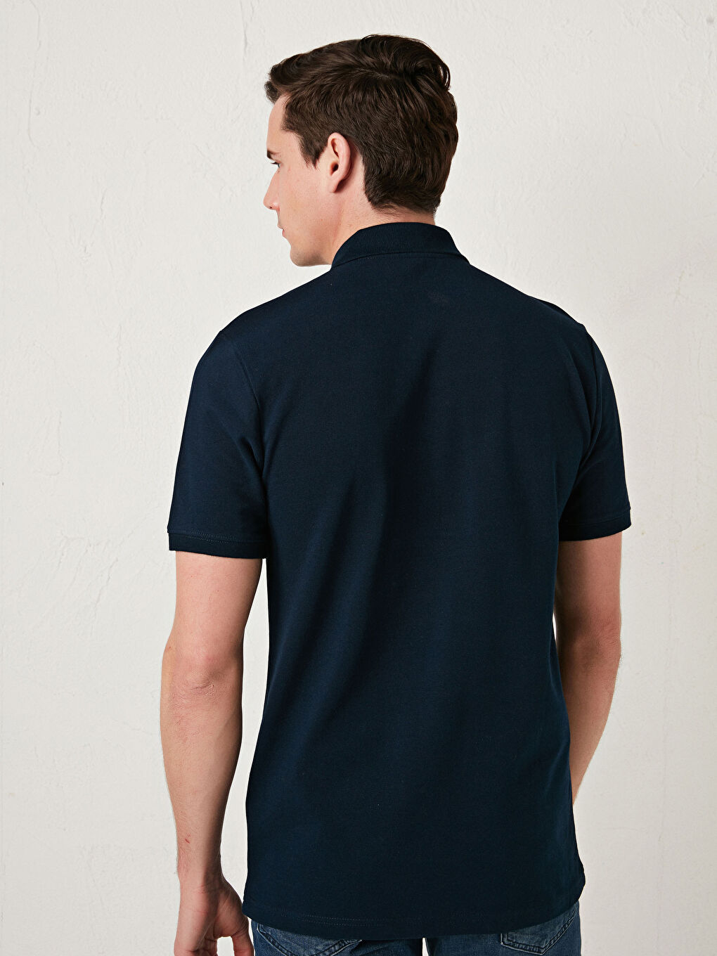 LCWAIKIKI Basic Rollkragen Kurzarm Baumwolle Herren T-Shirt -S10204Z8-DWP