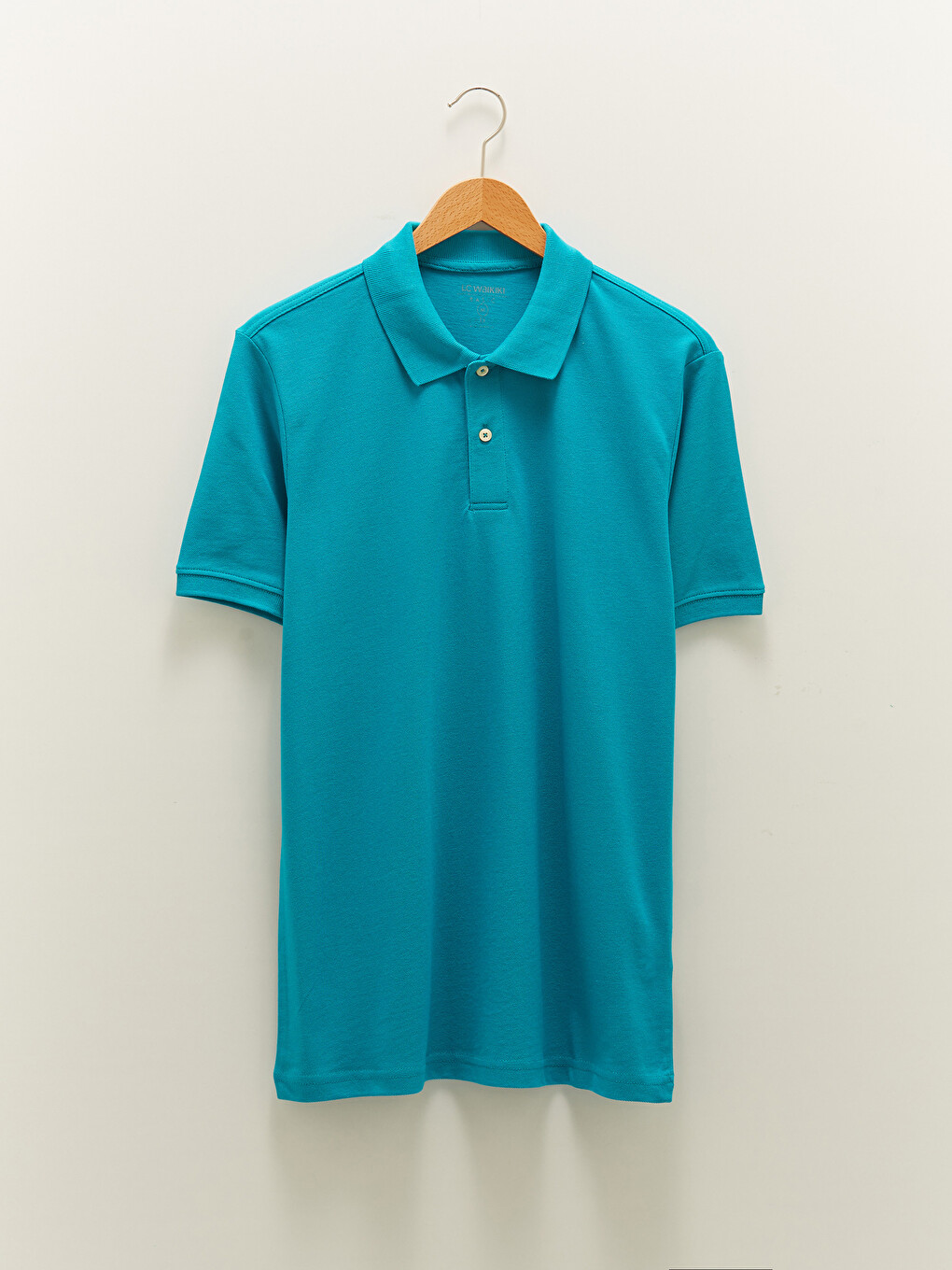 T-shirt Pambuku Me Jakë Polo, Me Mëngë Të Shkurtra Për Burra-5