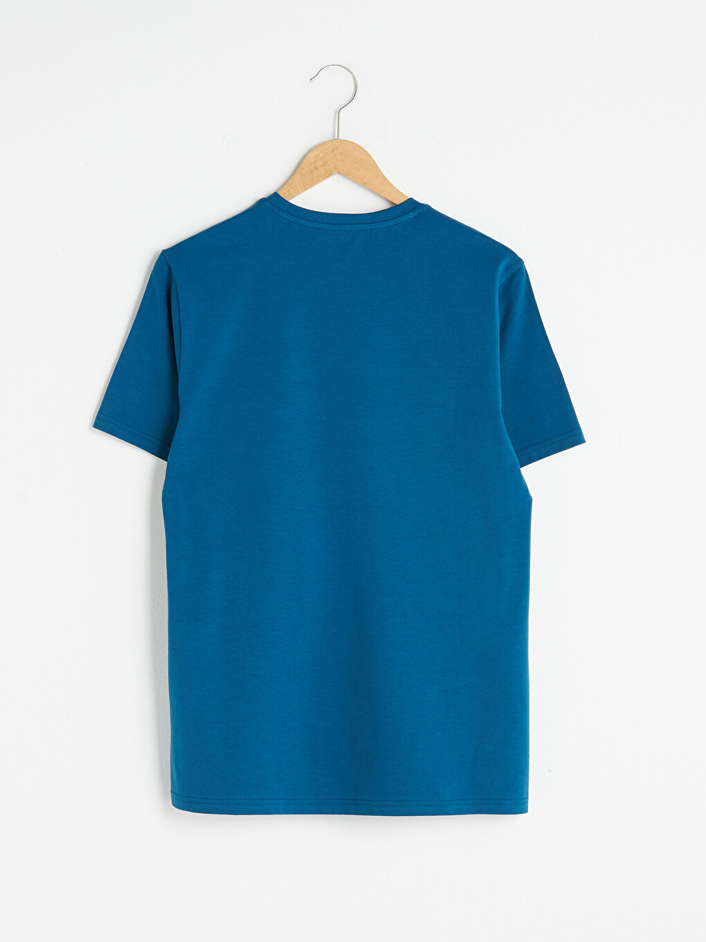 V Neck Short Sleeve Basic Men's T-shirt-5