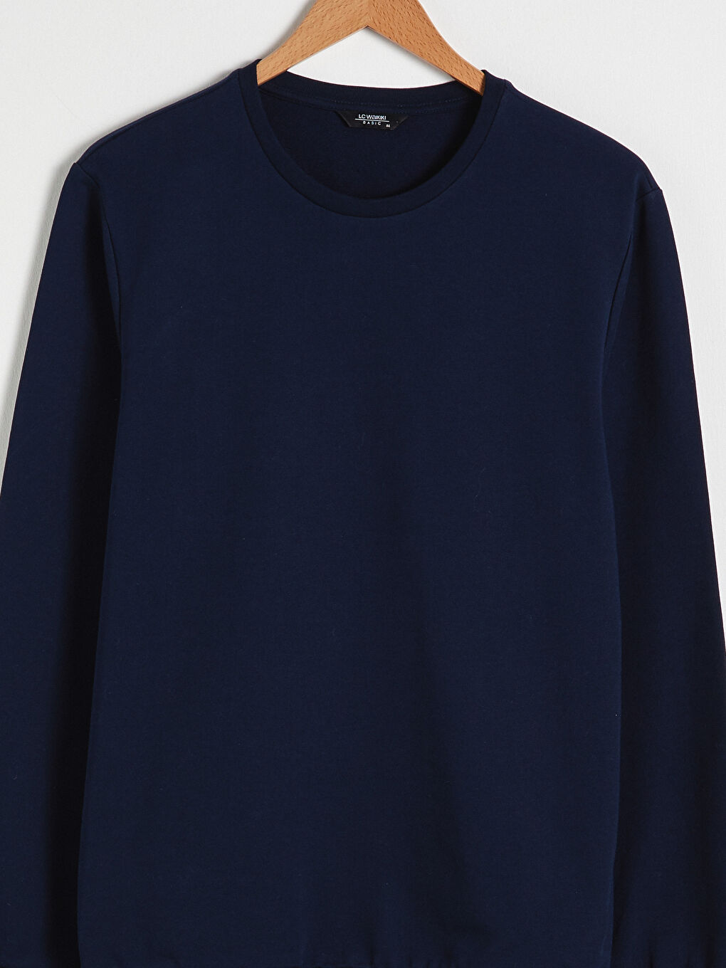Sweat-shirt Basique à Manches Longues pour Hommes avec Col Rond-8