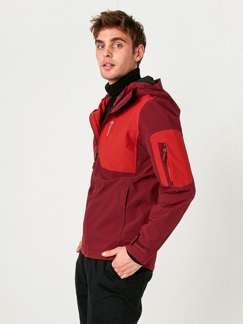 LCW OUTDOOR Hooded Thick Men's Raincoat -S10392Z8-QKJ