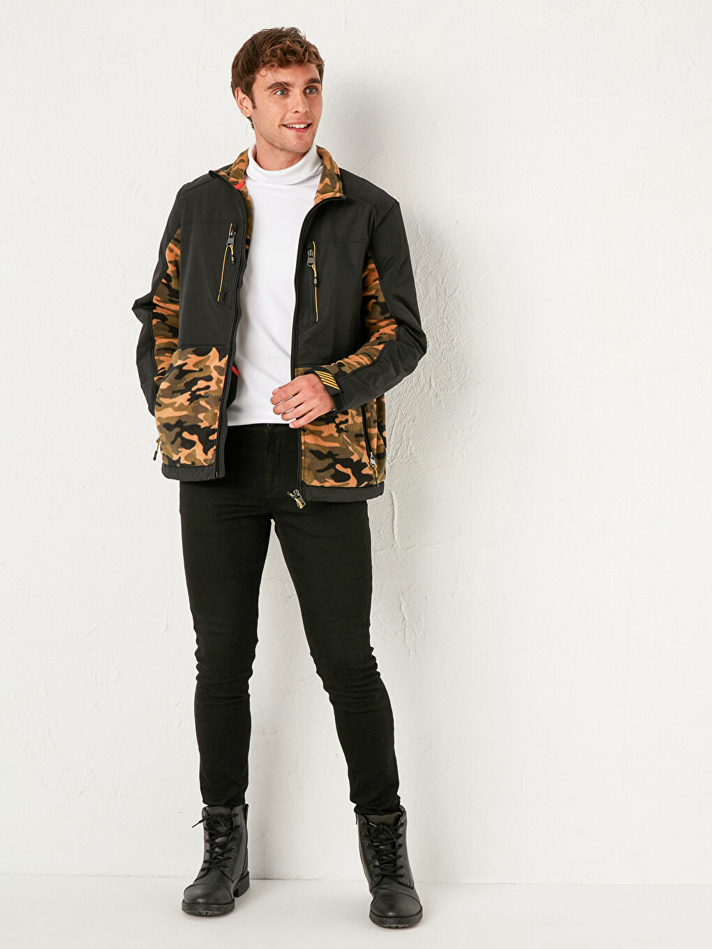 Coupe Régulière Col Cheminée-4