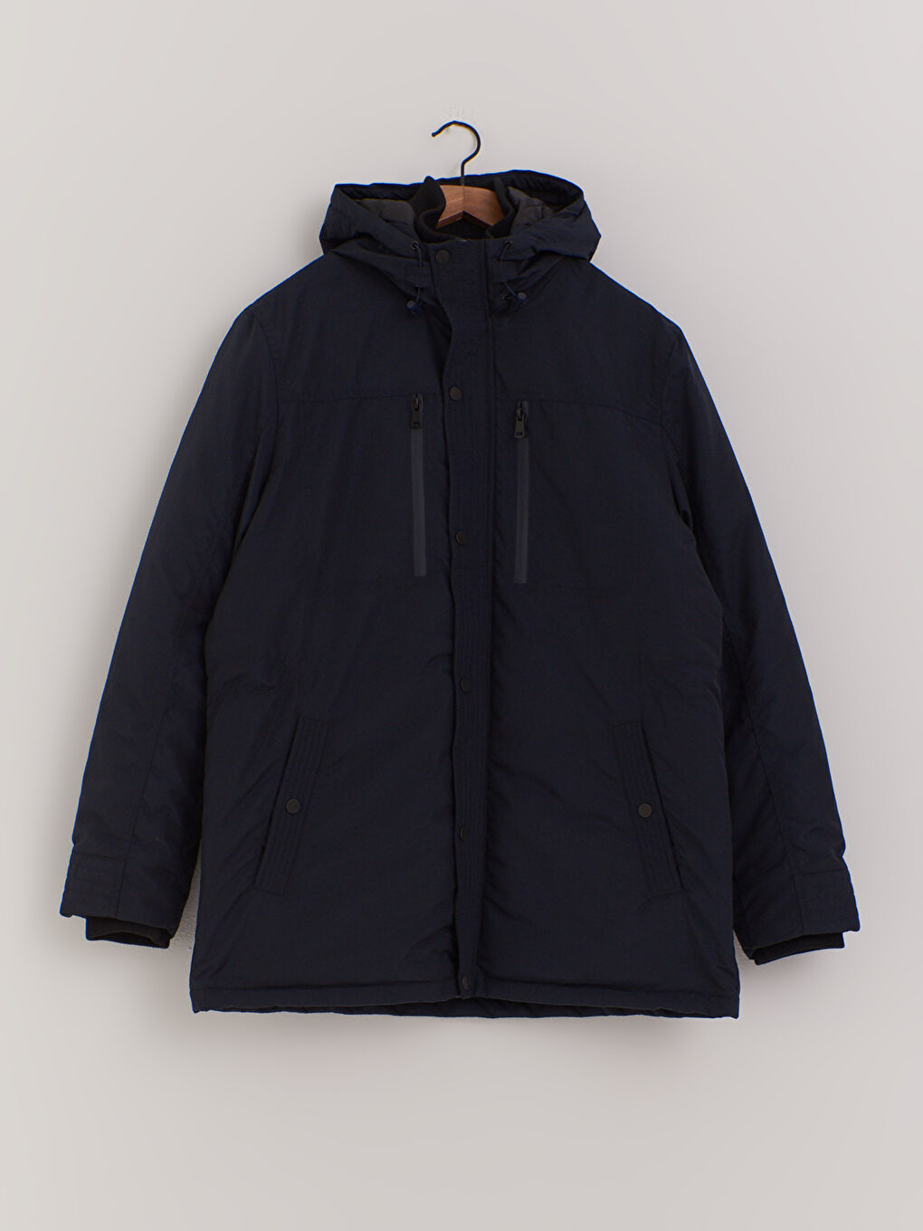 Loose Fit Hooded Men's Raincoat