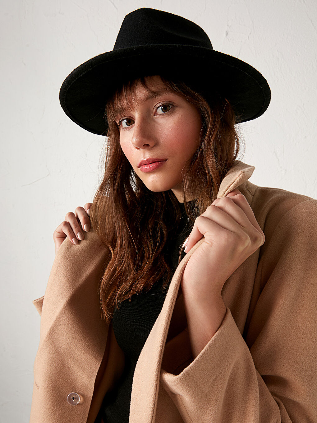 Jacket Collar Women's Cachet Overcoat -S10439Z8-D1N
