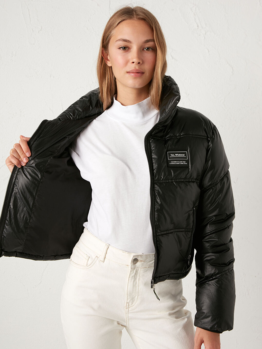XSIDE Turtle Neck Regular Long Sleeve Women's Puffer -S10445Z8-CVL