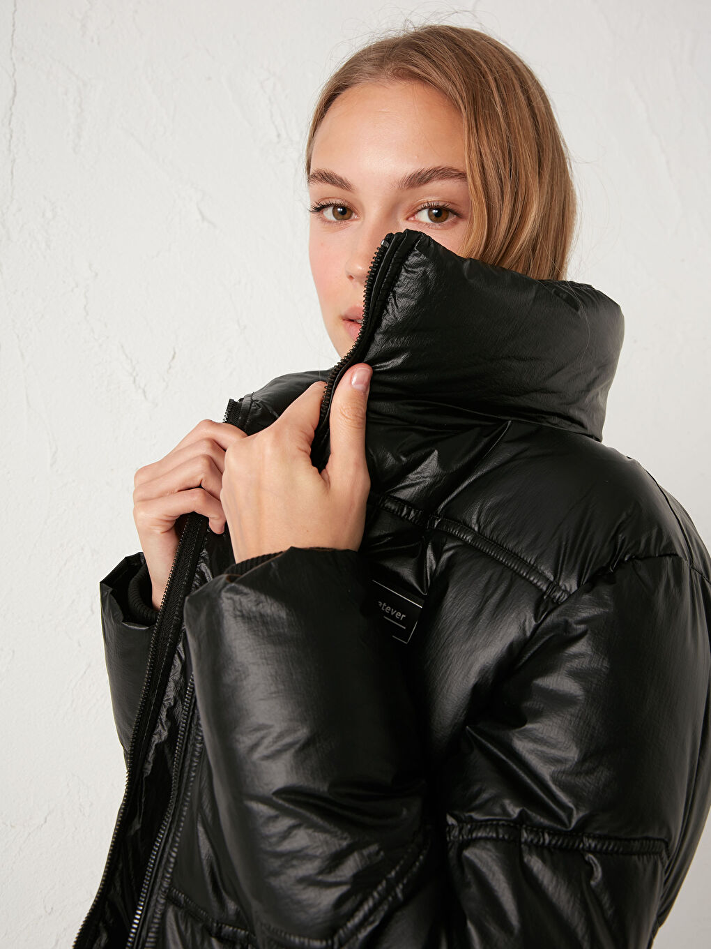 XSIDE Turtle Neck Regular Long Sleeve Women's Puffer -S10445Z8-CVL