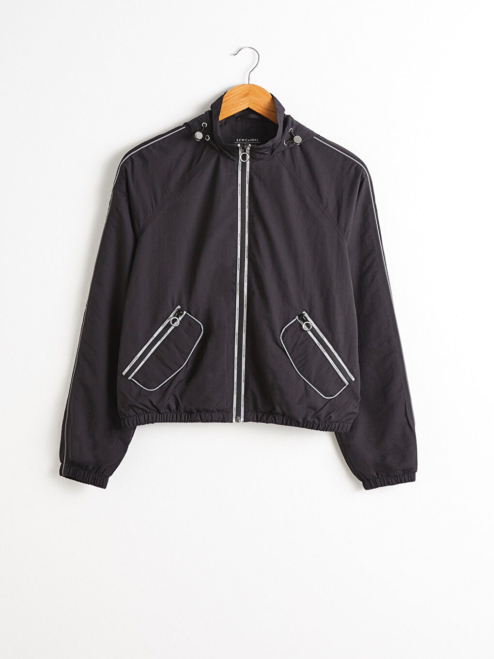 Halsband Leichter Regenmantel-6