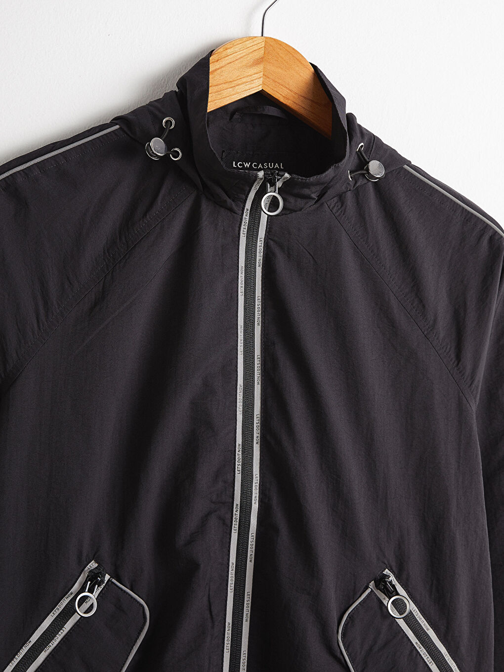 Halsband Leichter Regenmantel-8