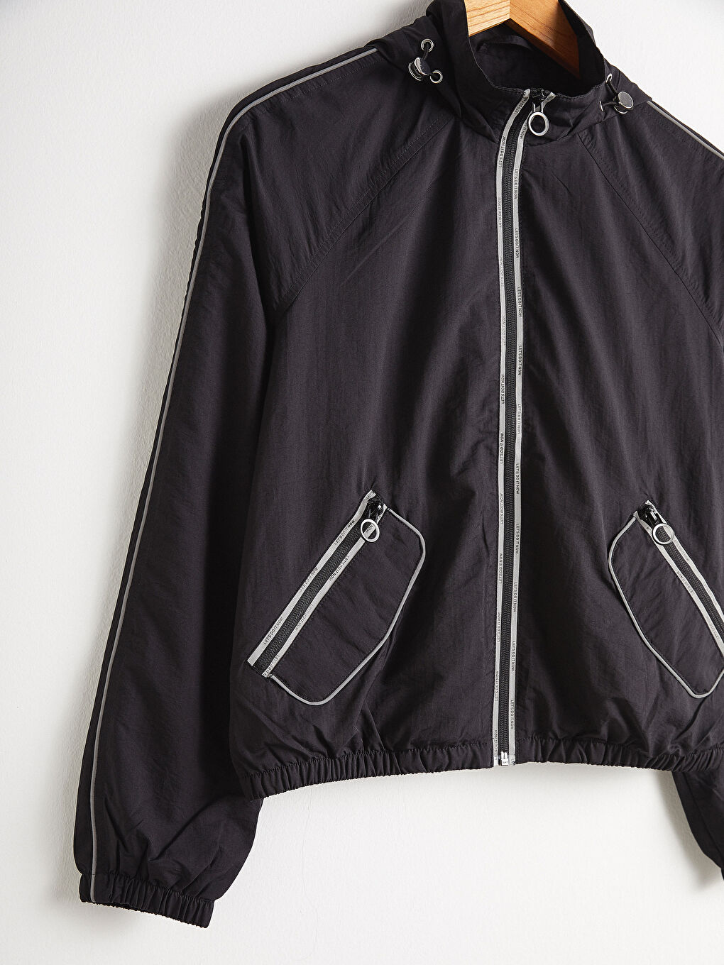 Halsband Leichter Regenmantel-9