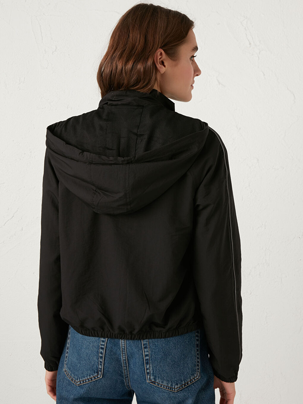 Halsband Leichter Regenmantel-5