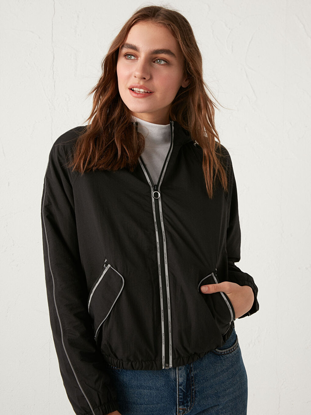 Halsband Leichter Regenmantel