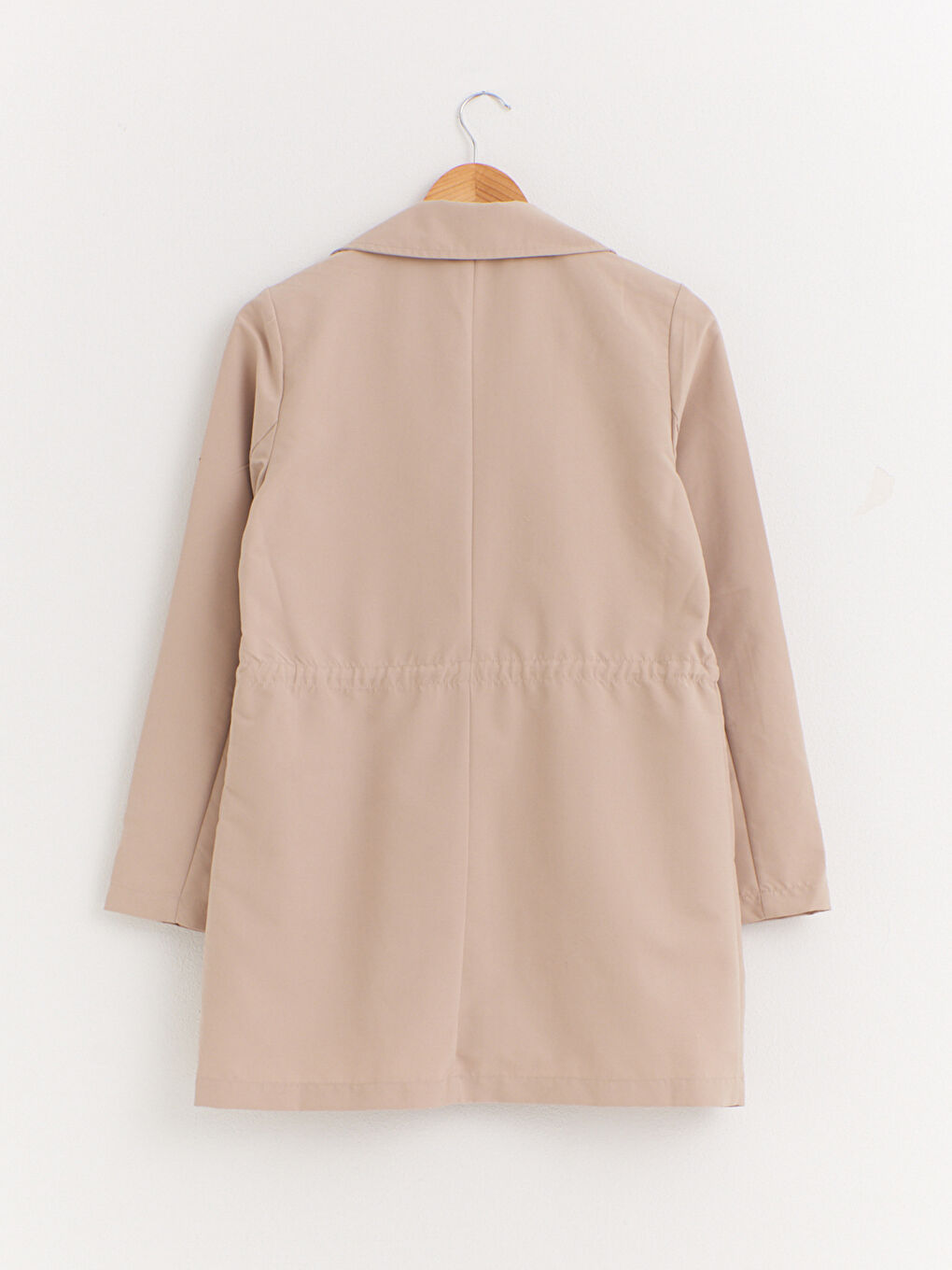 Shirred Waist Trenchcoat-1