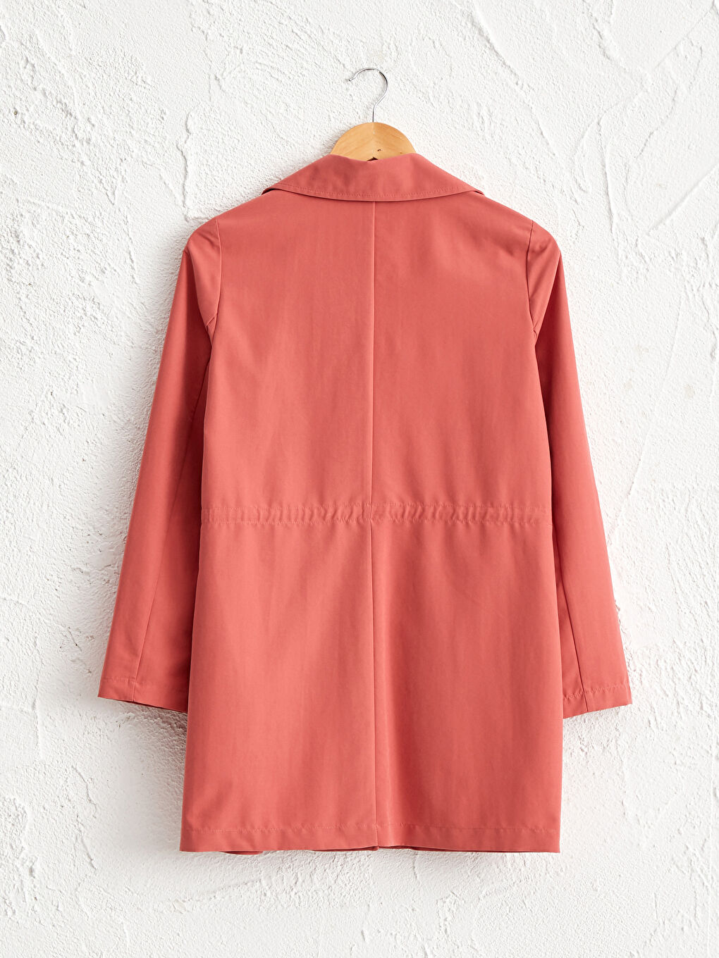 Shirred Waist Trenchcoat-4