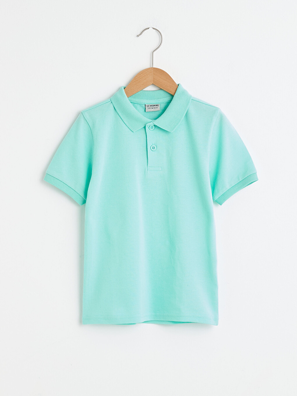 Polo Neck Basic Short Sleeve Boys' T-shirt