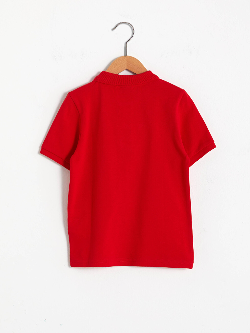 Polo Neck Basic Short Sleeve Boys' T-shirt-1