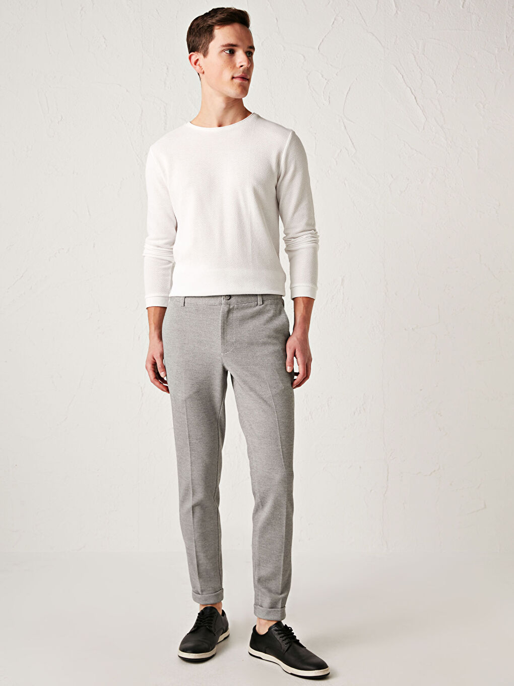 Pantalon Flexible à Dos Élastique pour Hommes