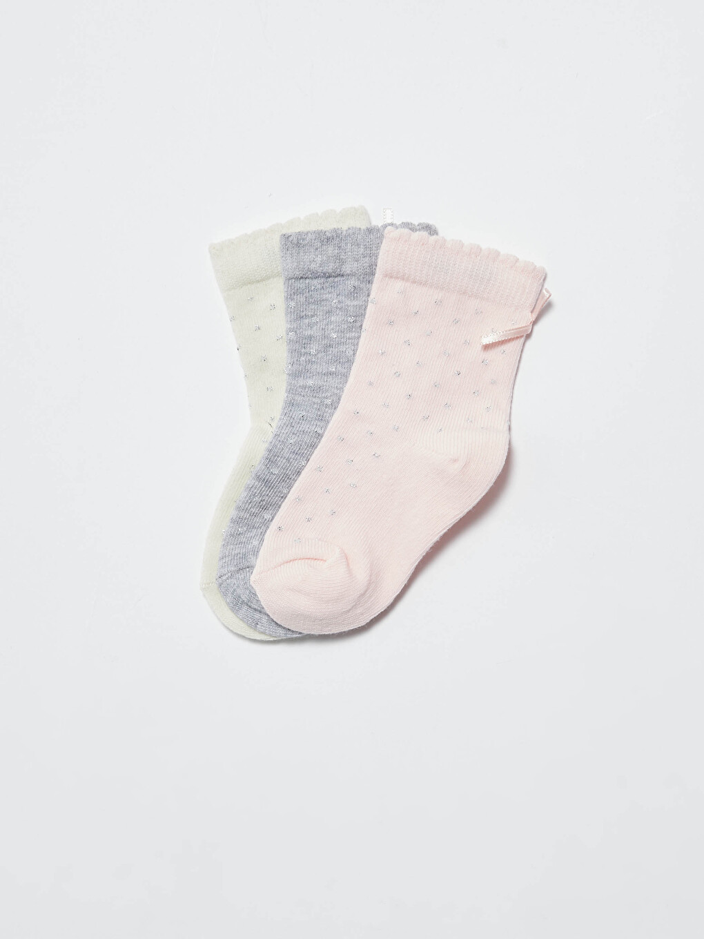 Patterned Baby Girls' Ankle Socks 3-pack
