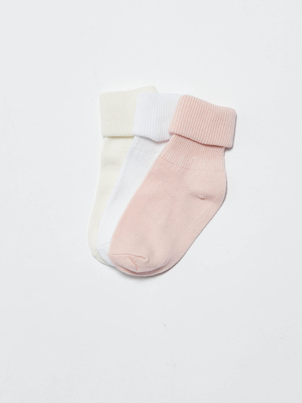 Базовые носки до щиколотки для малышек девочек, комплект из 3-х штук