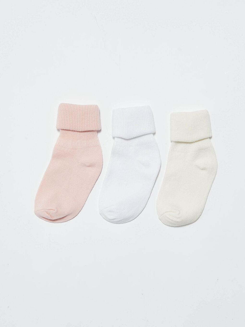 Базовые носки до щиколотки для малышек девочек, комплект из 3-х штук-1